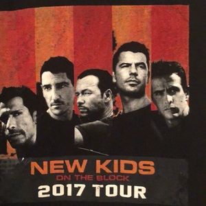 New Kids on the block tour t shirt
